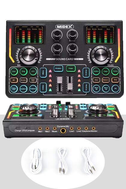 Lastvoice Midex Cx1 Titanium Set Efektli Ses Kartı Mikrofon