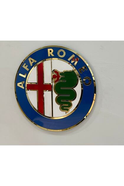Alfa Romeo Duvar Dekoru Araba Logosu