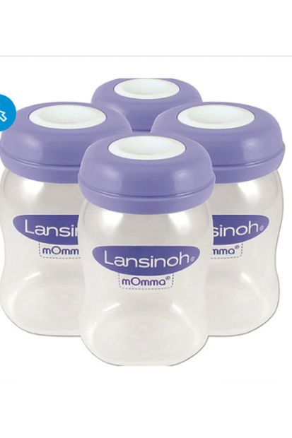 LANSINOH Süt Saklama Şişeleri 4 Adet - 2