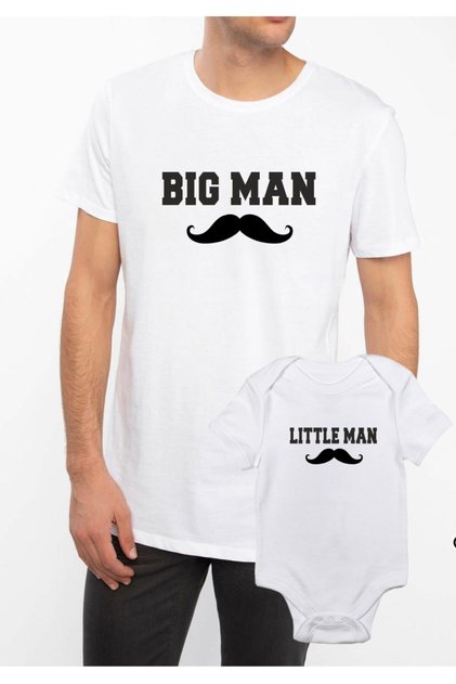 Father and Son Combination Big Man Little Man (Father and Son Combination Can be Made, Prices Are Separate)