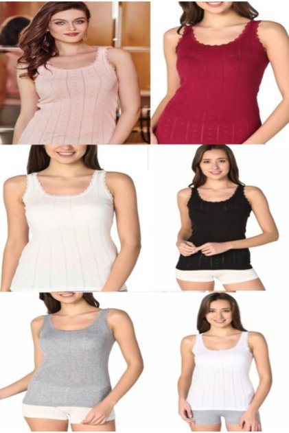 Kadın Karışık 6'lı Paket Atlet (ifayteks)