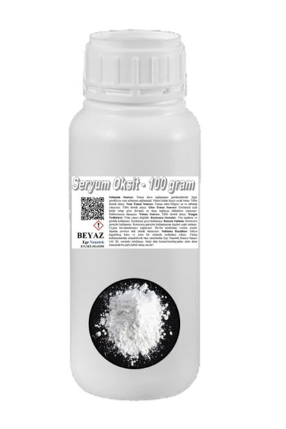EGE NANOTEK Araba Camı Parlatma Tozu Beyaz Seryum Oksit - 100 Gram - 1