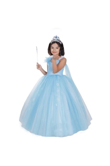 Girl's Turquoise Frozen Elsa Costume