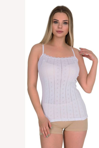 Patterned Women's Athlete with Rope Strap| Pack of 2 Cotton White