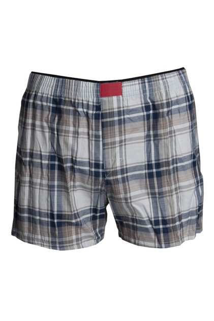 Boxer bărbați din popelin, 3 bucăți, asortiment de culori, boxer din material pentru cămașă