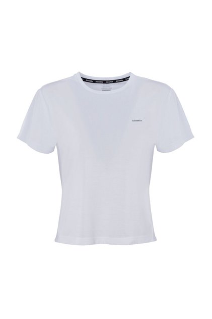 Sn235 Basic Curve T-Shirt White Women's T-Shirt 100581655