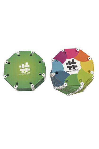 Octagonal Carp Woven Cards 25 Pieces