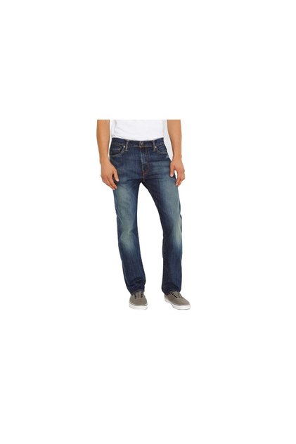 Men's Blue 513 Slim Straight Fit Jean Trousers 08513-0487