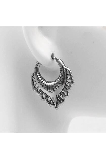 Boutique Design Big Drop Model Ring Vintage Snap-On 316l Steel Men's Earrings