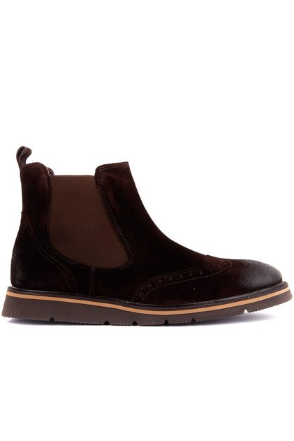 - Brown Suede Men's Chelsea Boots 102-3584-081155