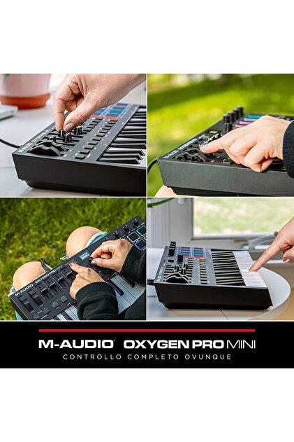 M-AUDIO Oxygen Pro Mini – Mıdı Atanabilir Beat Pad Düğmeleri 32