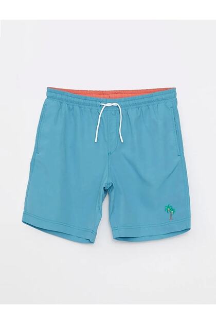 Men's Turquoise Swim Shorts Knee Length Basic from Your Fashion Style