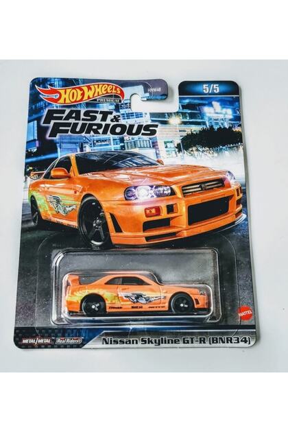 HOT WHEELS Fast And Furious Premium Nissan Skyline Gtr-34 - Fiyatı