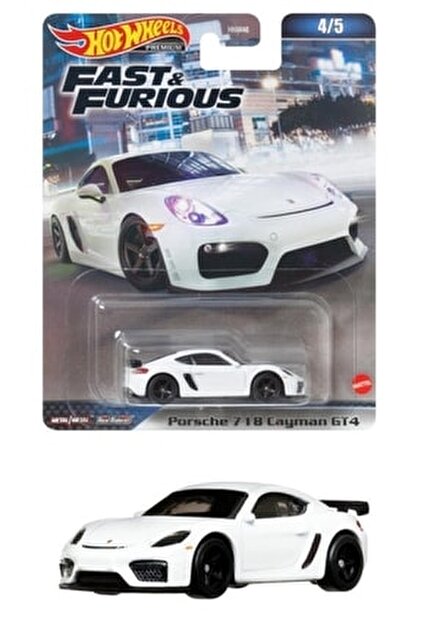HOT WHEELS Premium Fast And Furious Porsche 718 Cayman Gt4 Nadir