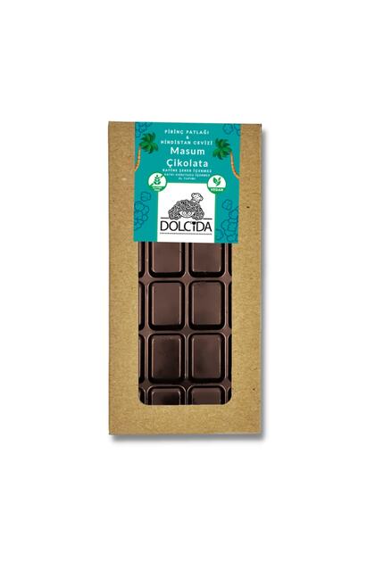 Pirinç Patlaklı Masum Çikolata (vegan-şekersiz-glütensiz)