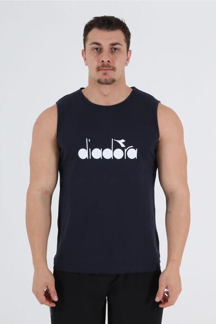 Therm Men's Dark Navy Sleeveless T-Shirt - 1Atl01-Dark Navy