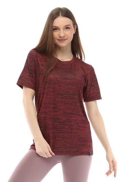 Kadın Nem Emici Aktif Gym Fitness Koşu Performans Outdoor Spor Tshirt