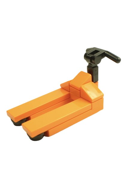 Original Accessory Moc Custom Minifigure Modular Building Building Havalimani Orange Crawler Carrier