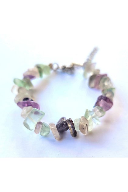 Fluorite Bracelet - Real Fluorite Natural Stone