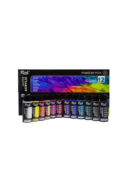 Mastermix Akrilik Boya Seti 12 Renk X 60cc