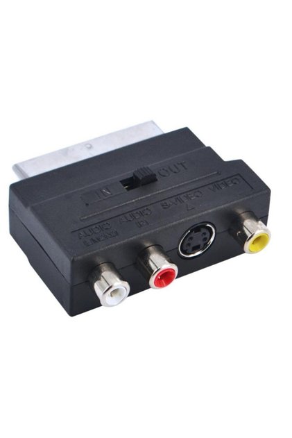 4815 Scart To Rca Skart Tos Av Svideo Çevirici Dönüştürücü Adaptör