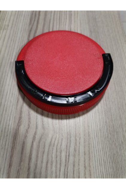 3 Foiled Pet Canister Lids with Folding Handles.