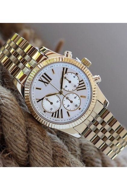 M Kors Model Unisex Metal Wristwatch