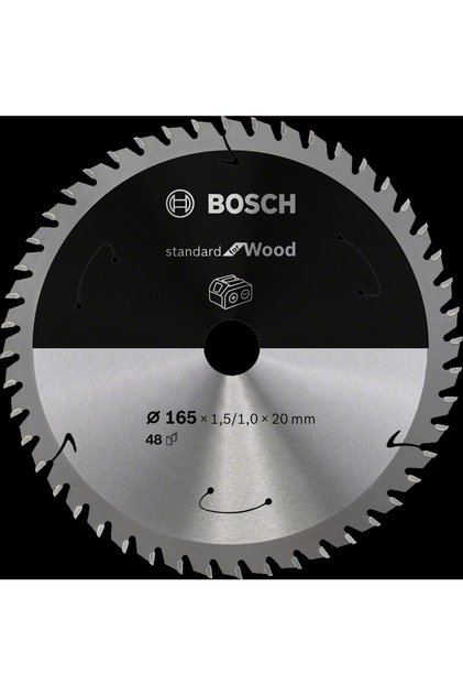 165*20 mm 48 Diş Akülü Makineler için Ahşap Testere Bıçağı 2608837687