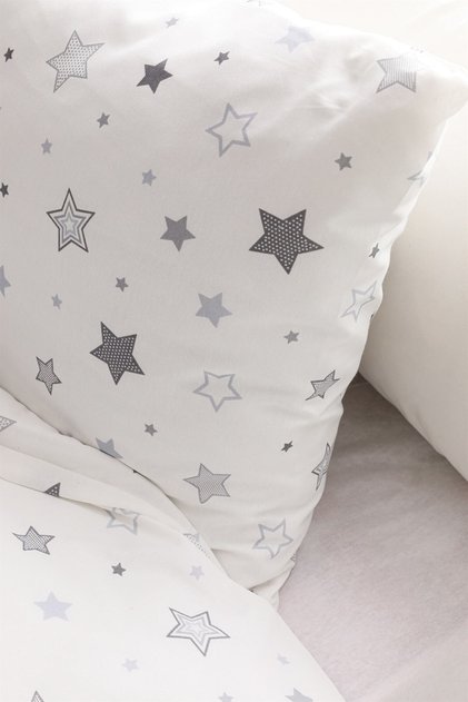 Mink Star Baby - Children's Duvet Cover Set 70x110 Cm (Pillow Sheet Quilt Set)