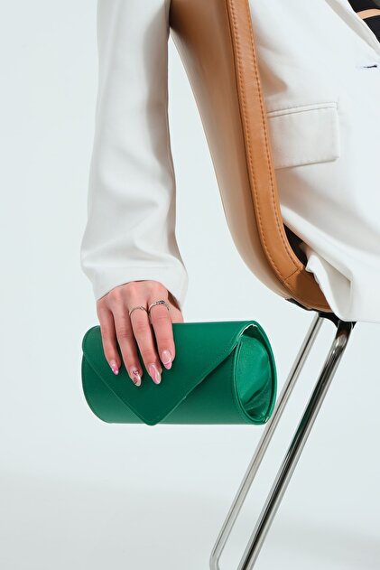 bibags Green Satin Evening Dress Bag Portfolio Bag Clutch Bag- Trendyol bibags Green Satin Evening Dress Bag Portfolio Bag Clutch Bag- Trendyol