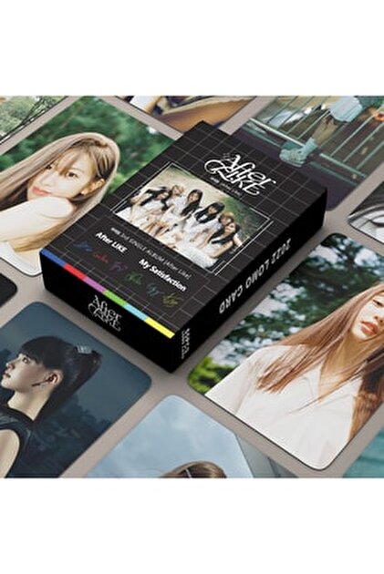Kpop Dünyasi HEARTS2HEARTS Çift Yön Baskılı Hologramlı/Lomo Card