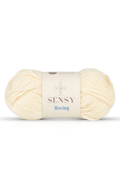 Premium Roving Hand Knitting Yarn Scarf Beanie Yarn Sweater Poncho Yarn Cardigan Yarn Cream