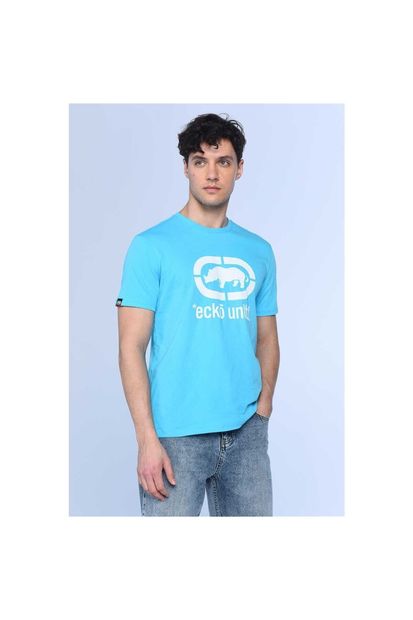 ECKO UNLTD Erkek Mavi T-Shirt - 3