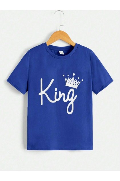 King Printed Boy's T-Shirt