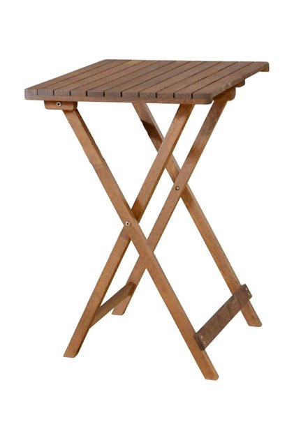 Ahşap Katlanır Balkon Masası Bahçe Masası 50x50 Cm