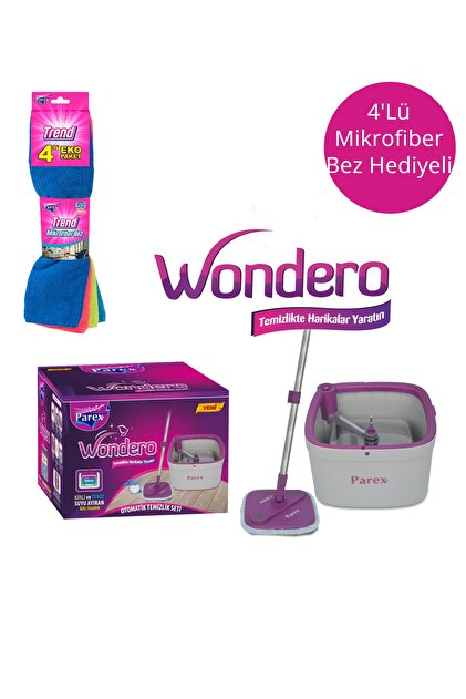 Parex Wondero Otomatik Temizlik Seti- Neofiber Bez Hediyeli