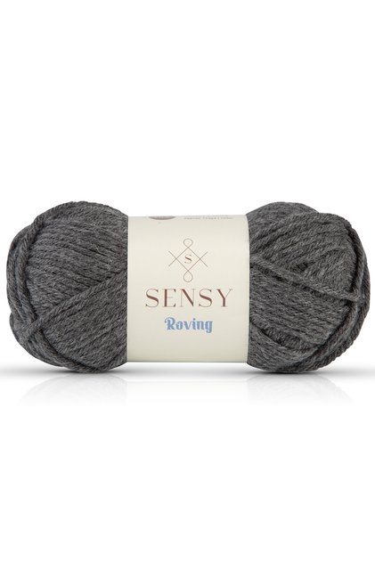 Premium Roving Hand Knitting Thread Scarf Beanie Thread Sweater Poncho Thread Cardigan Thread Dark Gray