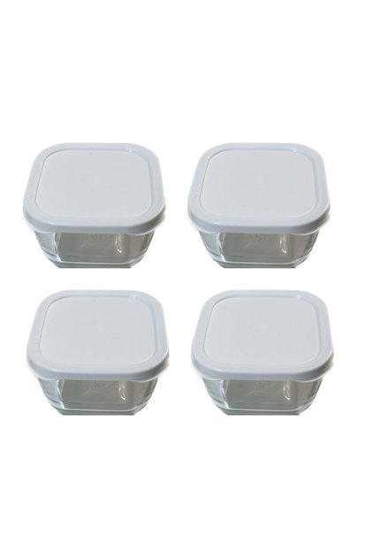 53223 Snowbox 4 Lü Cam Saklama Kabı 275cc
