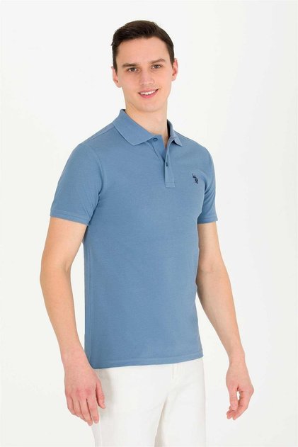 Comfort Fit Logo Polo Neck T-shirt