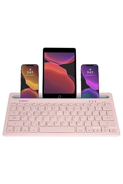 Everest Kb-bt82 Pembe Bluetooth Ultra Ince Şarjlı Mac Win Android