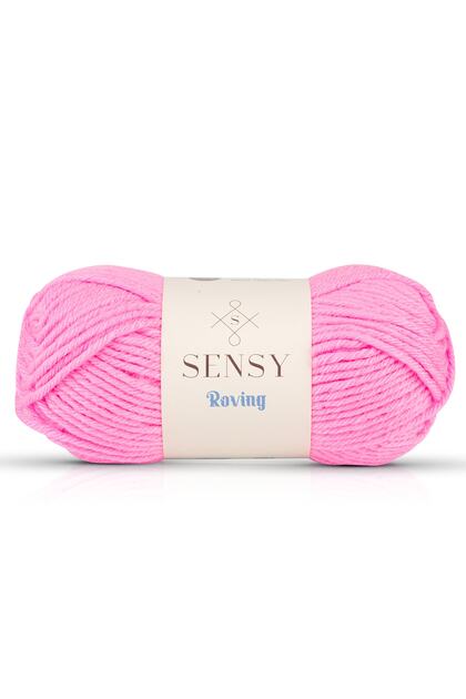 Premium Roving Hand Knitting Thread Scarf Beanie Thread Sweater Poncho Thread Cardigan Thread Pink