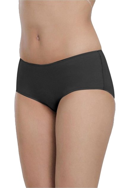 Women's Black Non-marking Modal Bato Slip Panties 2 Pack 1126