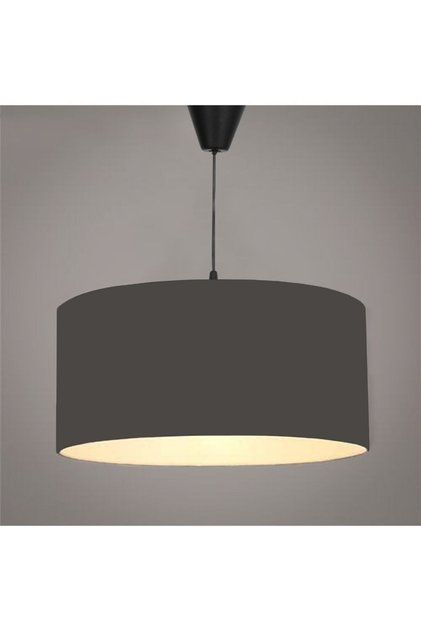 Anrasit Avize Tekli Kumaş Sarkıt Çap 30 Cm Av125