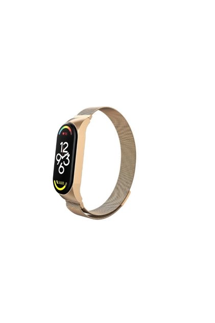 Lüx Xiaomi Mi 7 Band Milanese Mi 7 Uyumlu Paslanmaz Mıknatıslı Metal Kordon