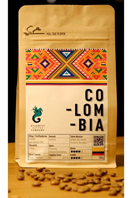 Atlantis Coffee Company Kolombiya Yöresel Filtre Kahve 200 Gr. - 1