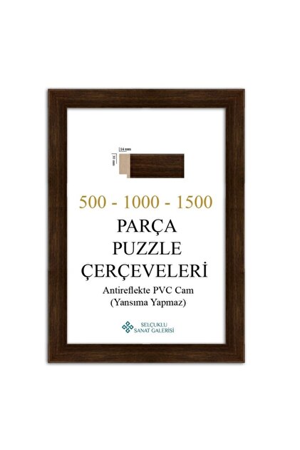 Genel Markalar Puzzle Çerçevesi 30 Mm 34x96 Cm Kahverengi - Fiyatı