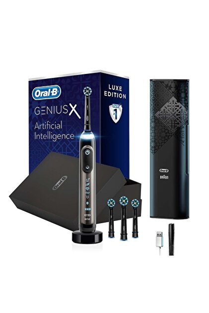Oral-B Genius X Aı Luxury Antrasit Şarj Edilebilir Diş Fırçası
