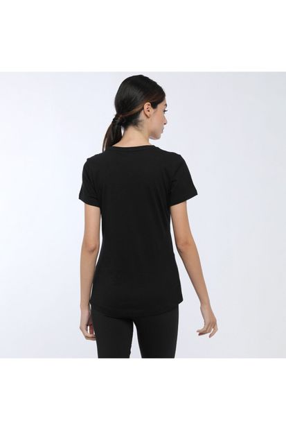Puma ESS LOGO TEE Kadın Siyah T-Shirt 100409086 - 2