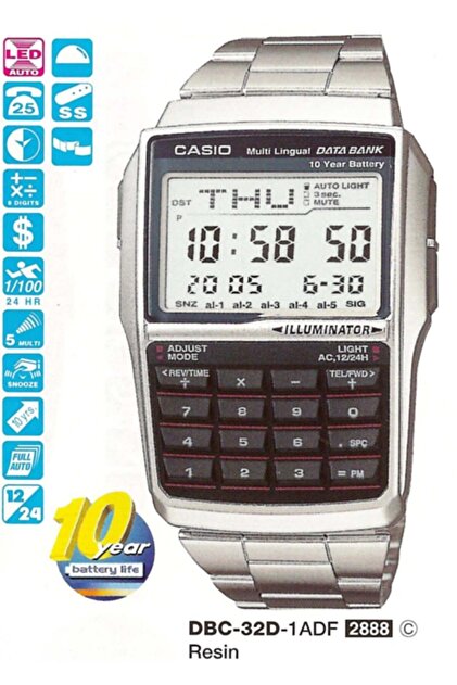 Casio Casıo Dbc-32d-1adf Databank Serisi Erkek Kol Saati - Fiyatı