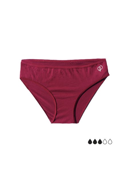 Extra Bordo Yıkanabilir Regl Külodu